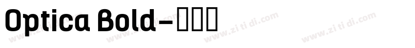 Optica Bold字体转换